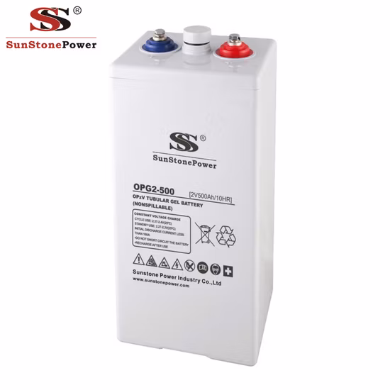 Sunstone Manufacture Opg Series 2V 250ah Gel Opzv VRLA аккумулятор достаточной емкости